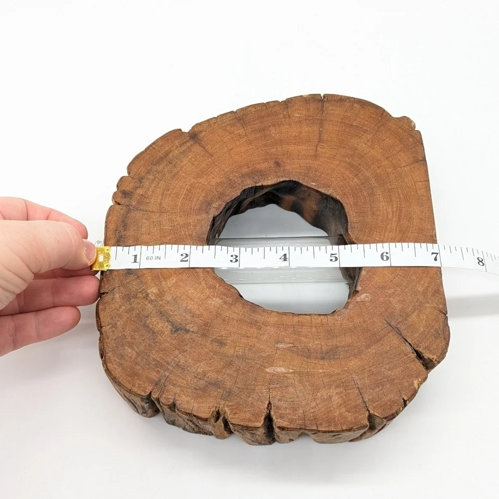 Wooden Live Edge Bud Vase